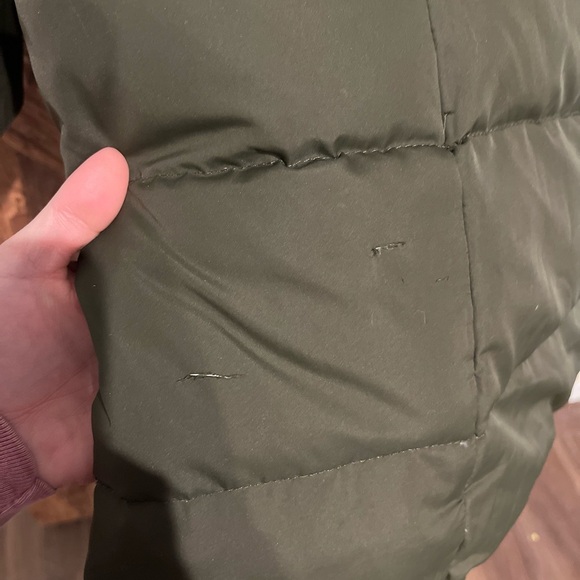 Lauren Ralph Lauren women’s down feather puffer jacket size large (missing hood) - Picture 8 of 11